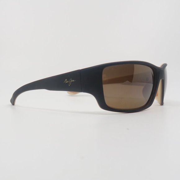 Maui Jim MJ 810-25 MCLOCAL KINE Black/HCL Bronze Polarized Sunglasses w/ defects - Picture 3 of 8